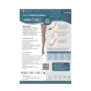 Media Compresión Varimed Viaggiatore Stay-Up 20-30 Mm/Hg 05-XL