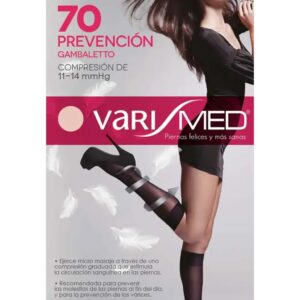 Mini Media Varimed 140 Compresión Graduada Negro 02-S