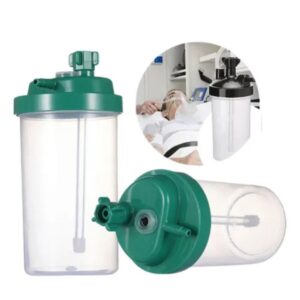 Vaso Humidificador Oxígeno Verde 500 ml Pequeño