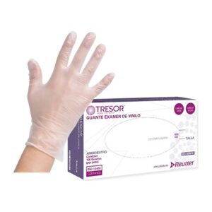 Guantes de Vinilo Tresor L Caja x 100 un