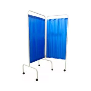 Biombo Separador 2 Cuerpos Acero Inoxidable - Azul