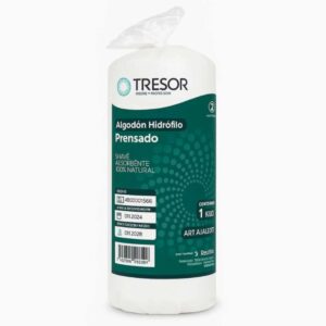 Algodón Hidrófilo Prensado Tresor 1kg