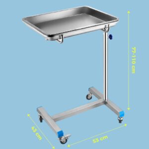 Mesa Mayo Clínica Ajustable Profesional Chica