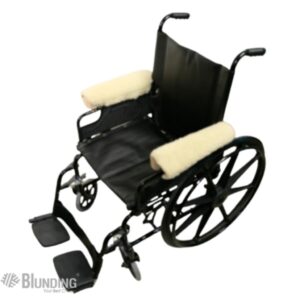 Protector Brazos Silla de Ruedas 100% Lana Blunding
