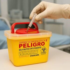 Nascare Caja cortopunzante 3 litros amarilla