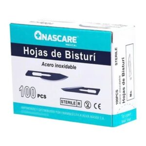 Nascare Hoja Bisturí desechable No11 caja x 100 unidades