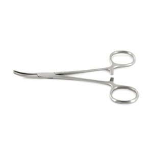 Pinza mosquito curva