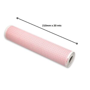Rollo papel para ECG 210 mmx20mt