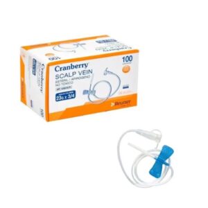 Scalp vein Cranberry 23Gx 45750 x unidad