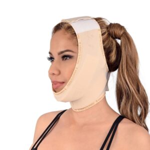 Faja Mentonera Facial Beige Talla M