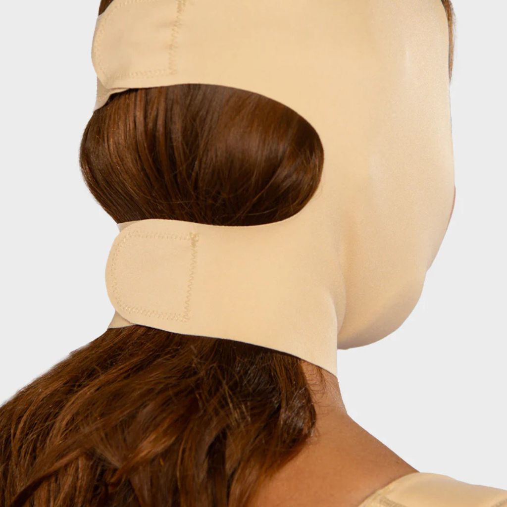 Fajas colombianas - Mentonera Facial 3 Bandas M&D Talla M - Imagen 3